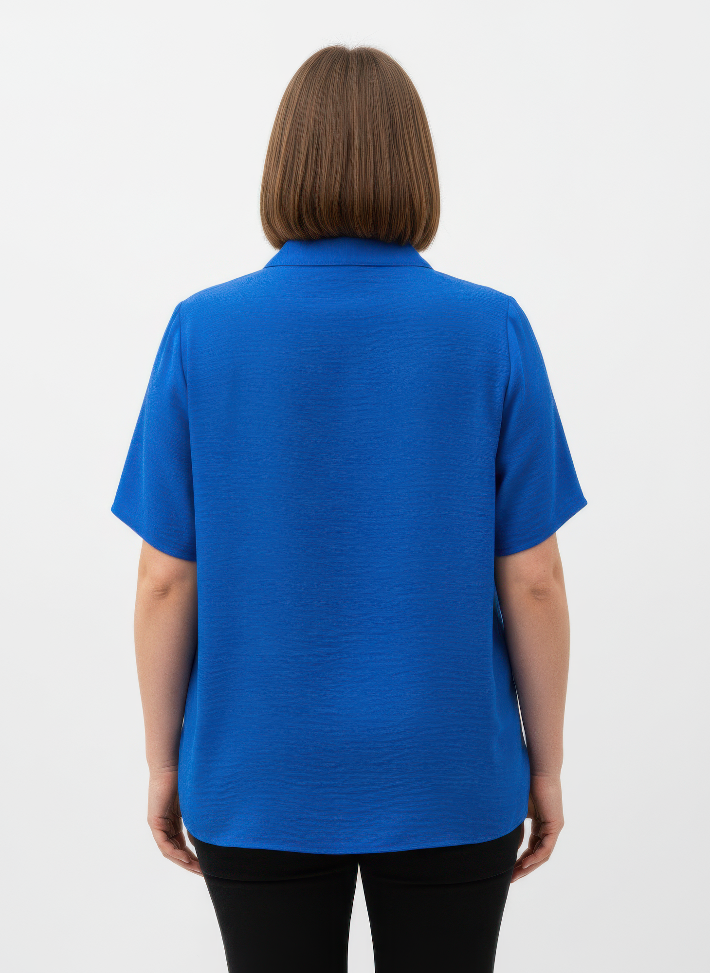 Zip-front Utility Pocket Roll-tab Sleeve Top Zip-front Utility Pocket Roll-tab Sleeve Top - Image 3