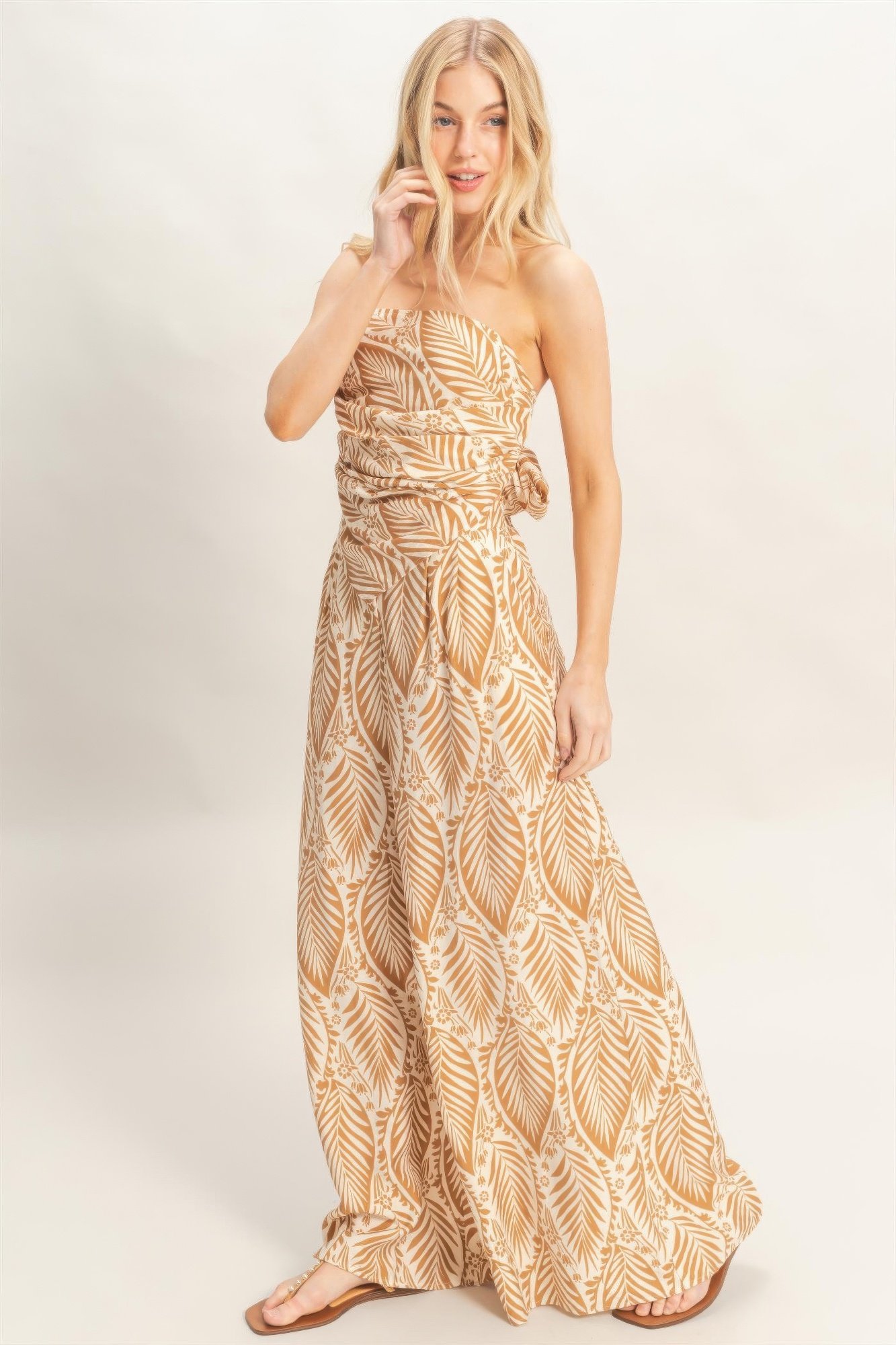 Strapless Top & Pant Print Set Strapless Top & Pant Print Set - Image 7