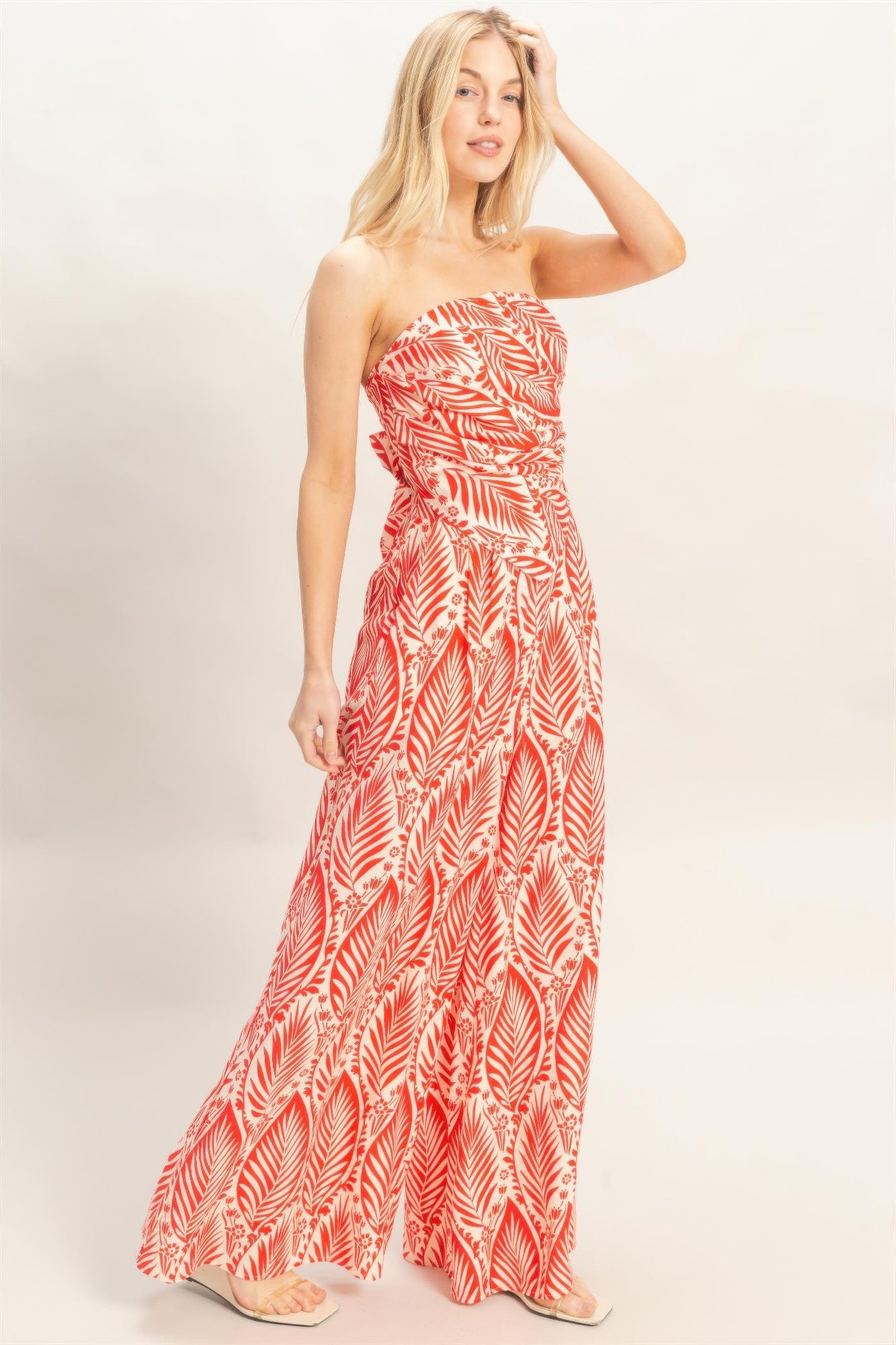 Strapless Top & Pant Print Set Strapless Top & Pant Print Set - Image 19