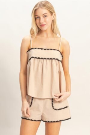 Sleeveless Babydoll Top Sleeveless Babydoll Top