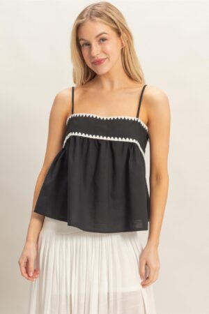 Sleeveless Babydoll Top Sleeveless Babydoll Top