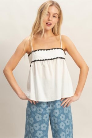 Sleeveless Babydoll Top Sleeveless Babydoll Top
