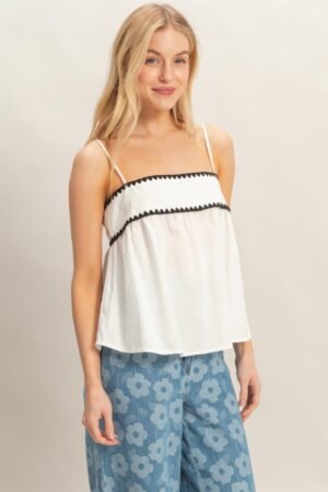 Sleeveless Babydoll Top Sleeveless Babydoll Top