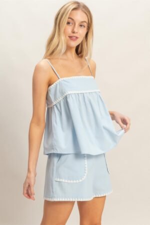 Sleeveless Babydoll Top Sleeveless Babydoll Top