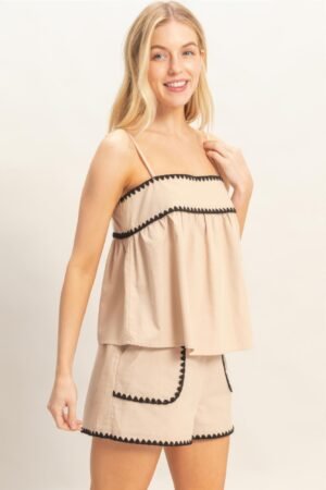 Sleeveless Babydoll Top Sleeveless Babydoll Top