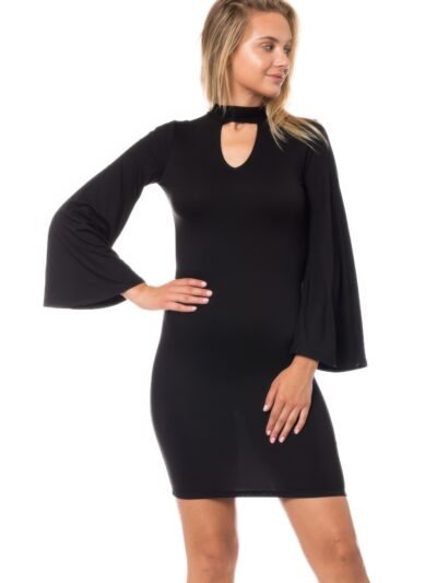 Dty Brush Knee Length Dress