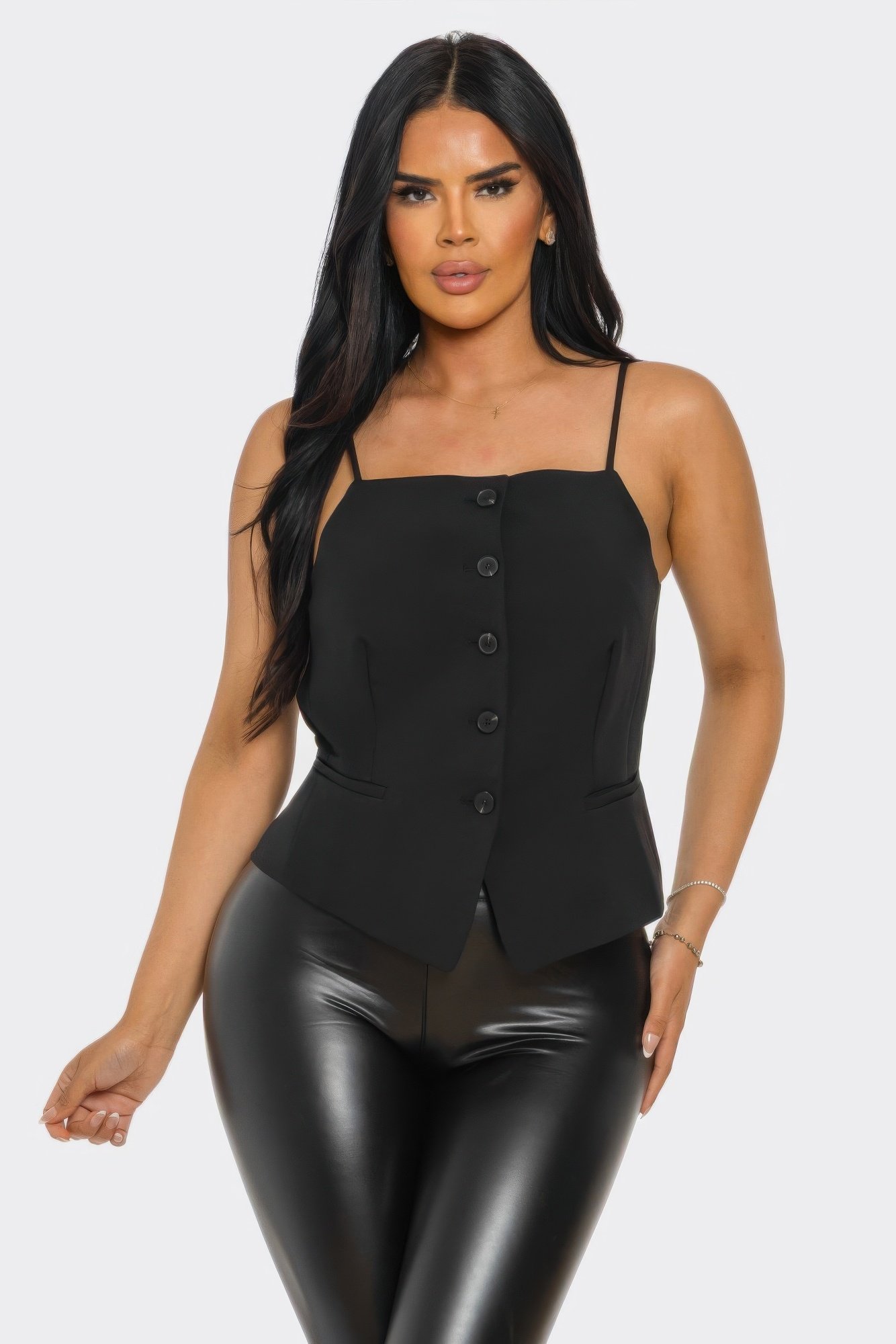 Ivory Chic Button-up Corset Top Ivory Chic Button-up Corset Top