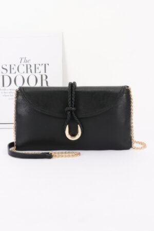 Vegan Leather Envelope Clutch Bag