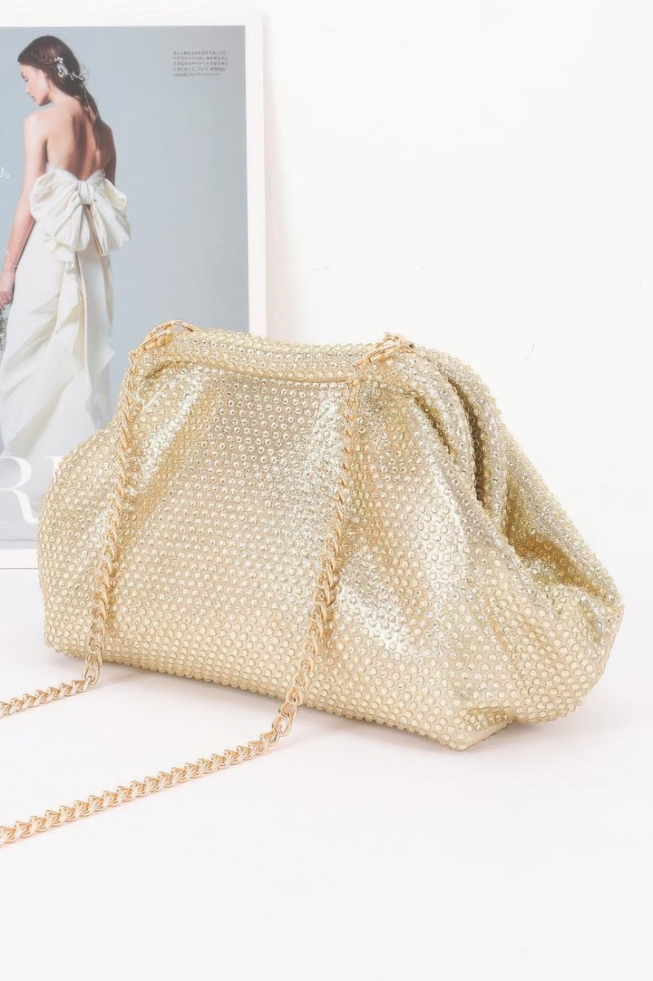Rhinestone Hot Fix Party Clutch Rhinestone Hot Fix Party Clutch
