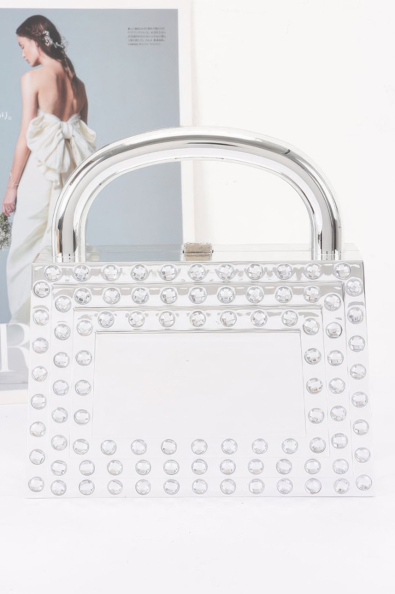 Metallic Acrylic Evening Clutch Metallic Acrylic Evening Clutch