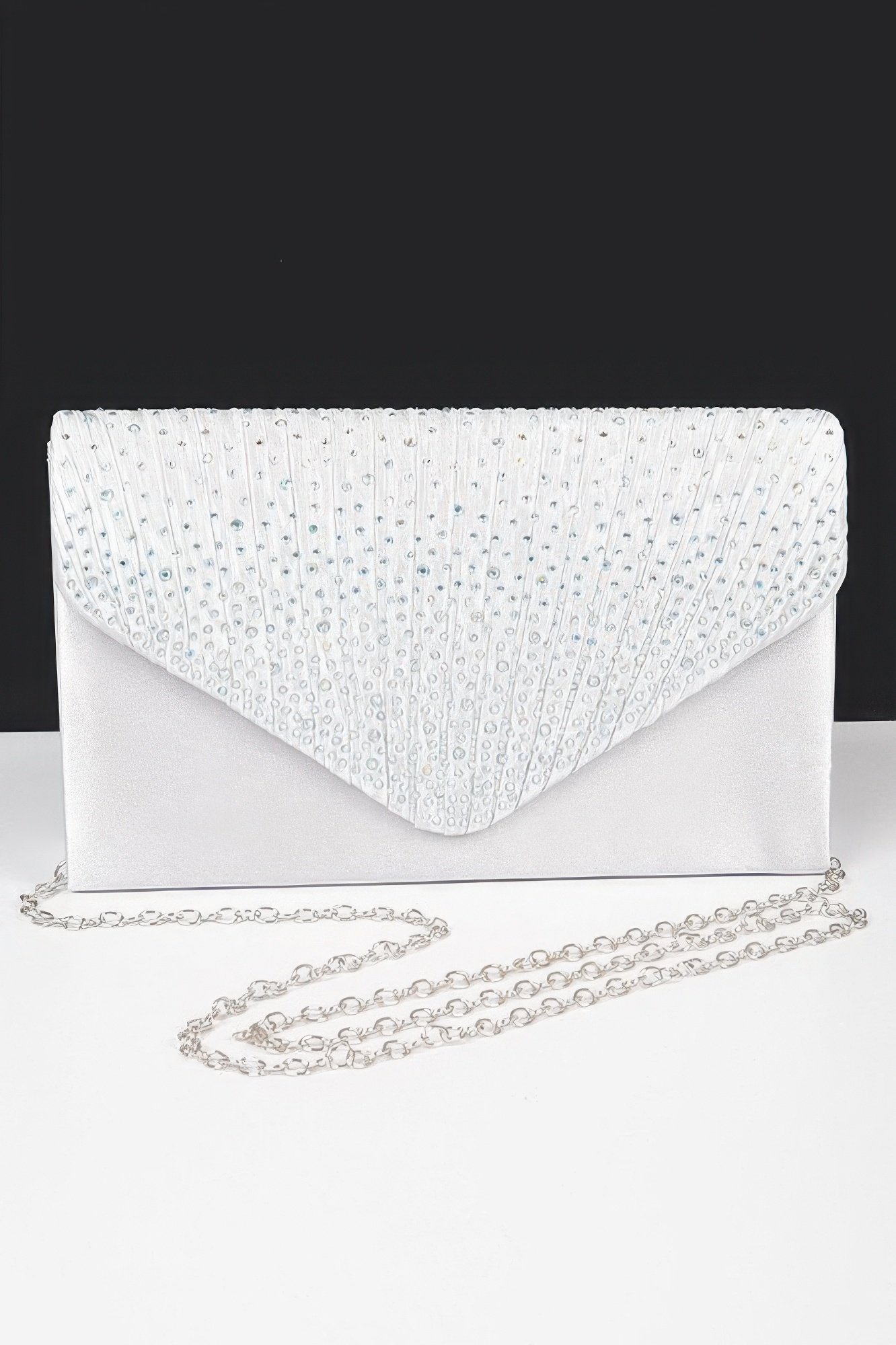 Rhinestone Satin Party Clutch Rhinestone Satin Party Clutch