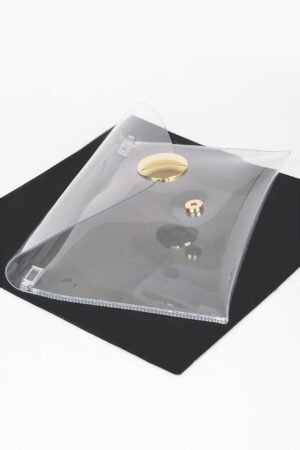 Transparent Metal Buckle Clutch Transparent Metal Buckle Clutch