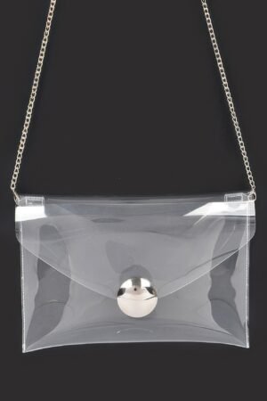 Transparent Metal Buckle Clutch Transparent Metal Buckle Clutch