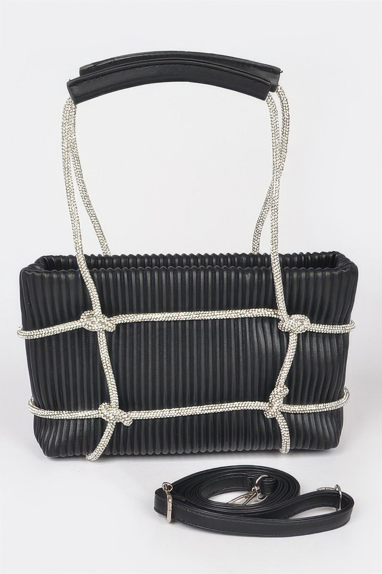 Rhinestone Strap Zip Clutch Bag Rhinestone Strap Zip Clutch Bag