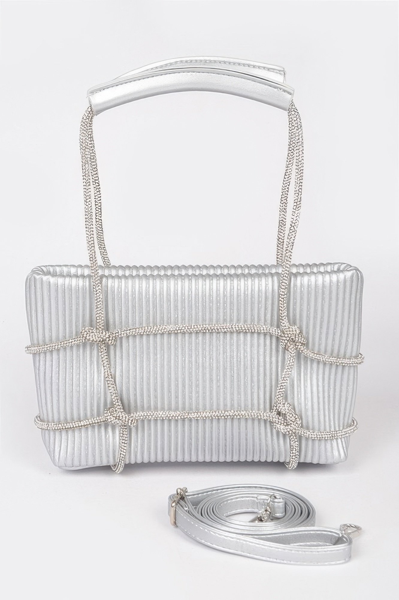 Rhinestone Strap Zip Clutch Bag Rhinestone Strap Zip Clutch Bag