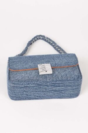 Denim Chain Flap Shoulder Bag Denim Chain Flap Shoulder Bag