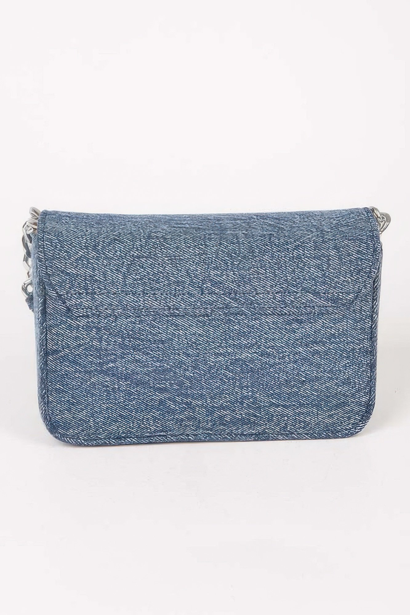 Denim Chain Flap Shoulder Bag Denim Chain Flap Shoulder Bag