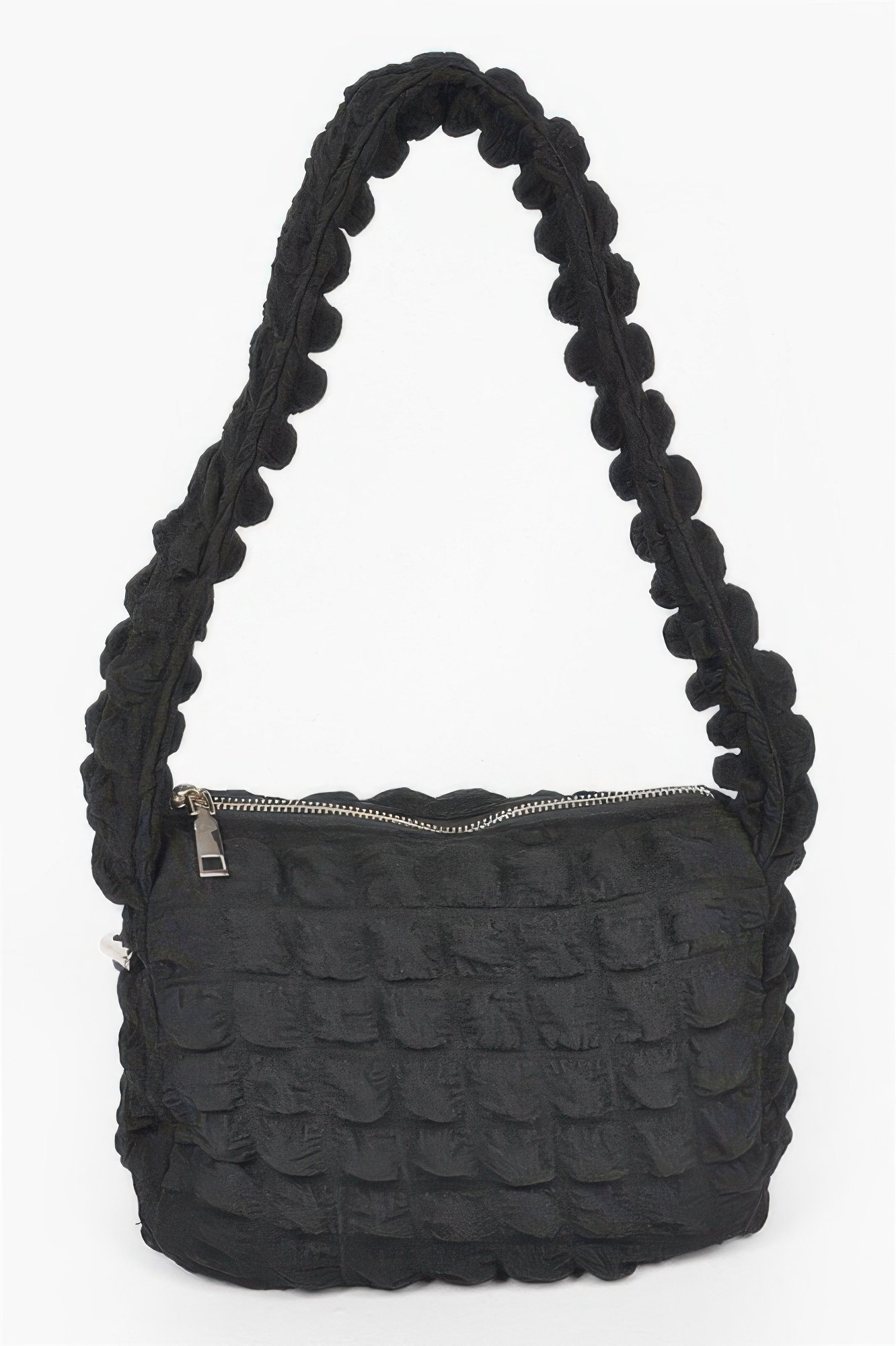 Embossed Cotton Shoulder Bag Embossed Cotton Shoulder Bag