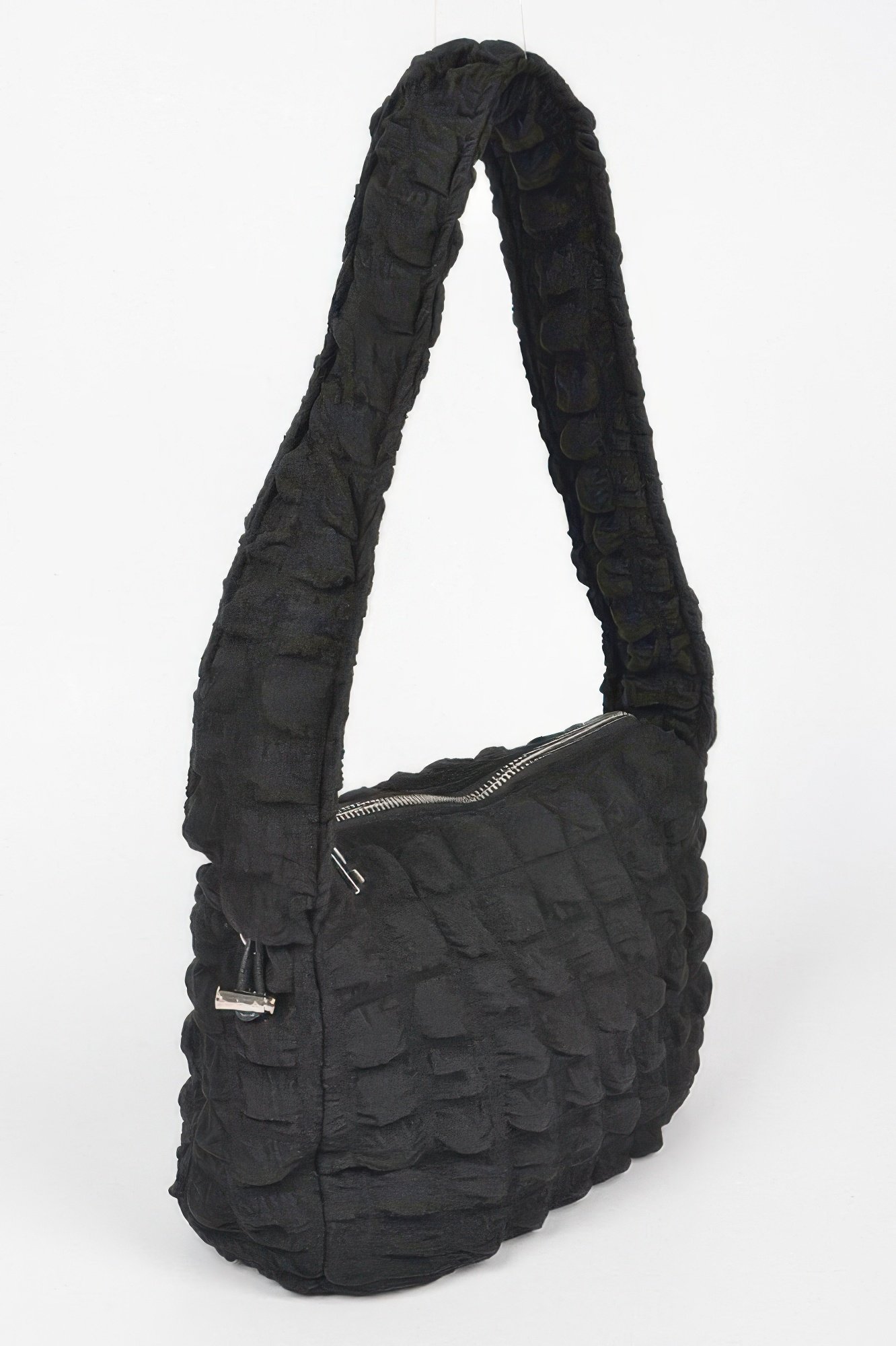Embossed Cotton Shoulder Bag Embossed Cotton Shoulder Bag