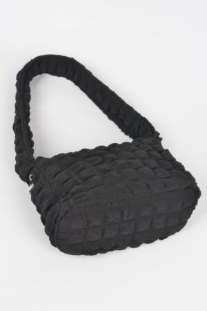 Embossed Cotton Shoulder Bag Embossed Cotton Shoulder Bag