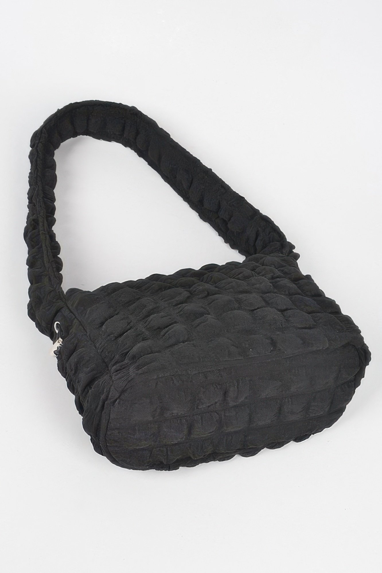 Embossed Cotton Shoulder Bag Embossed Cotton Shoulder Bag