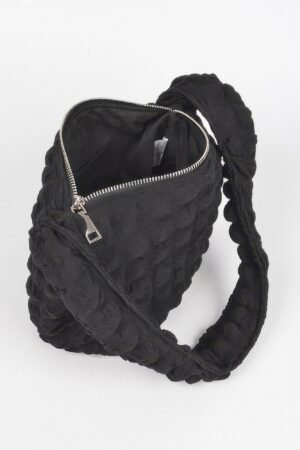 Embossed Cotton Shoulder Bag Embossed Cotton Shoulder Bag