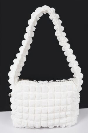 Embossed Cotton Shoulder Bag Embossed Cotton Shoulder Bag