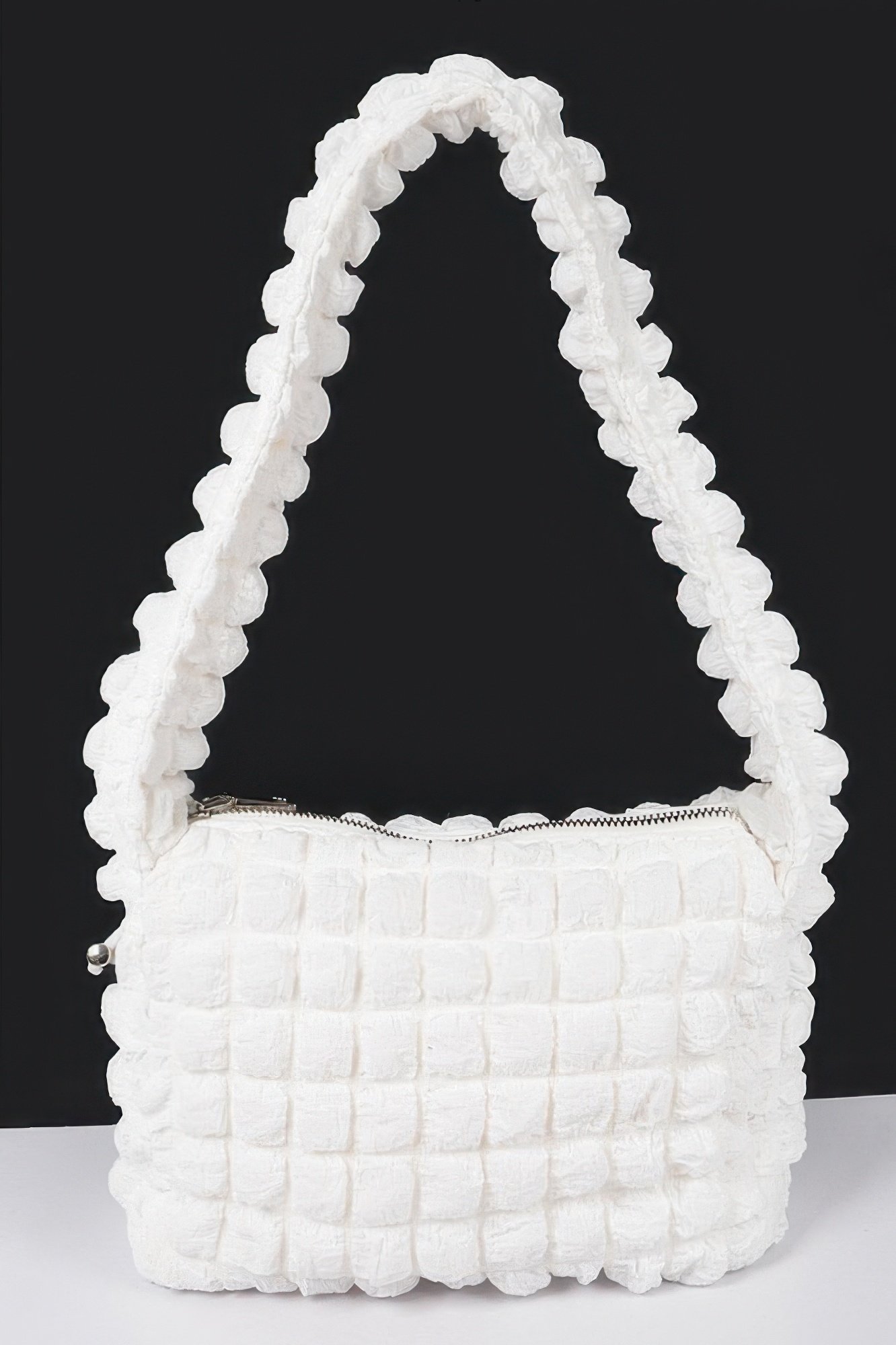 Embossed Cotton Shoulder Bag Embossed Cotton Shoulder Bag