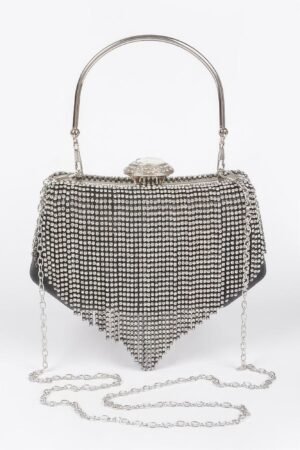 Rhinestone Fringe Party Cluth