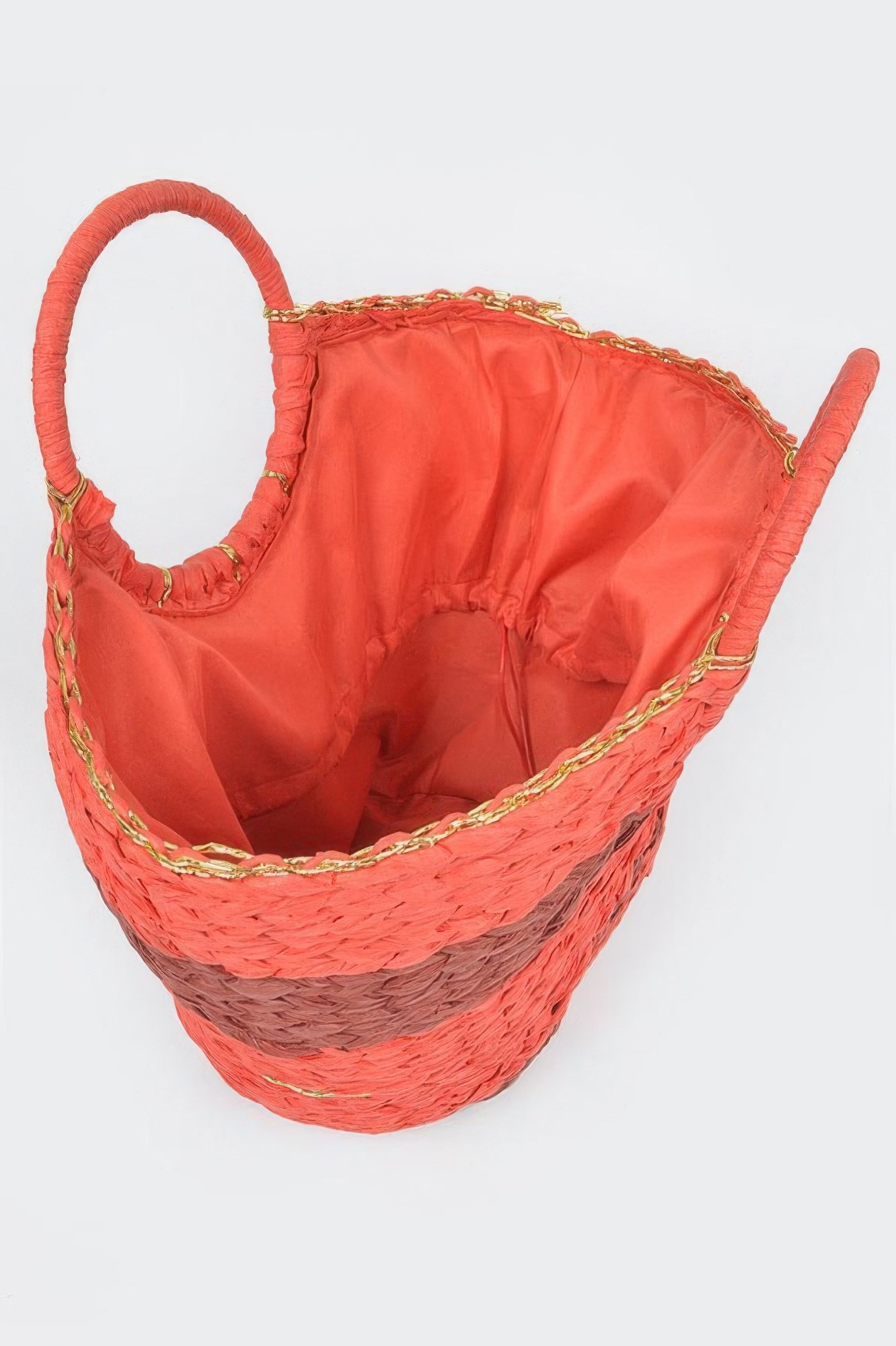 Two Tone Straw Tote Bag Two Tone Straw Tote Bag