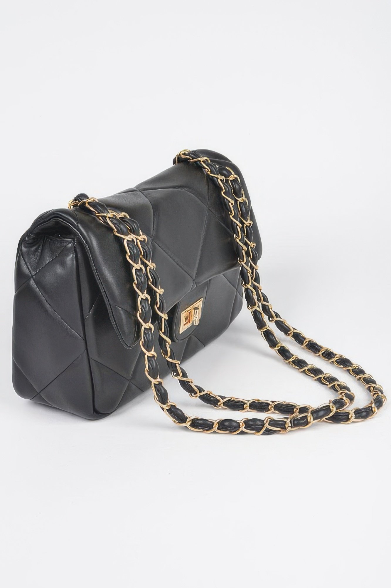 Wide Quilted Shoulder Bag Wide Quilted Shoulder Bag
