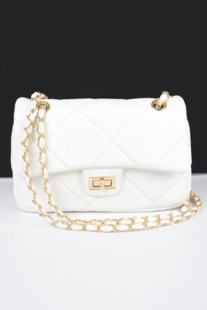 Wide Quilted Shoulder Bag Wide Quilted Shoulder Bag