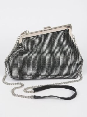 Rhinestone Party Frame Clutch