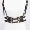 Plus Size Faux Leather Harness