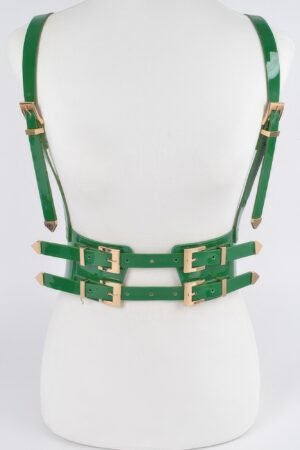 Plus Size Faux Leather Harness