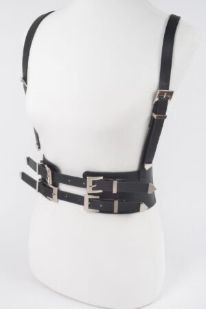 Multi Buckle Plus Size Harness Belt