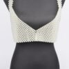Faux Pearl Bralette