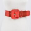 Wide Mirror Pu Belt