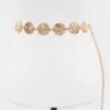 Hammered Metal Chain Belt