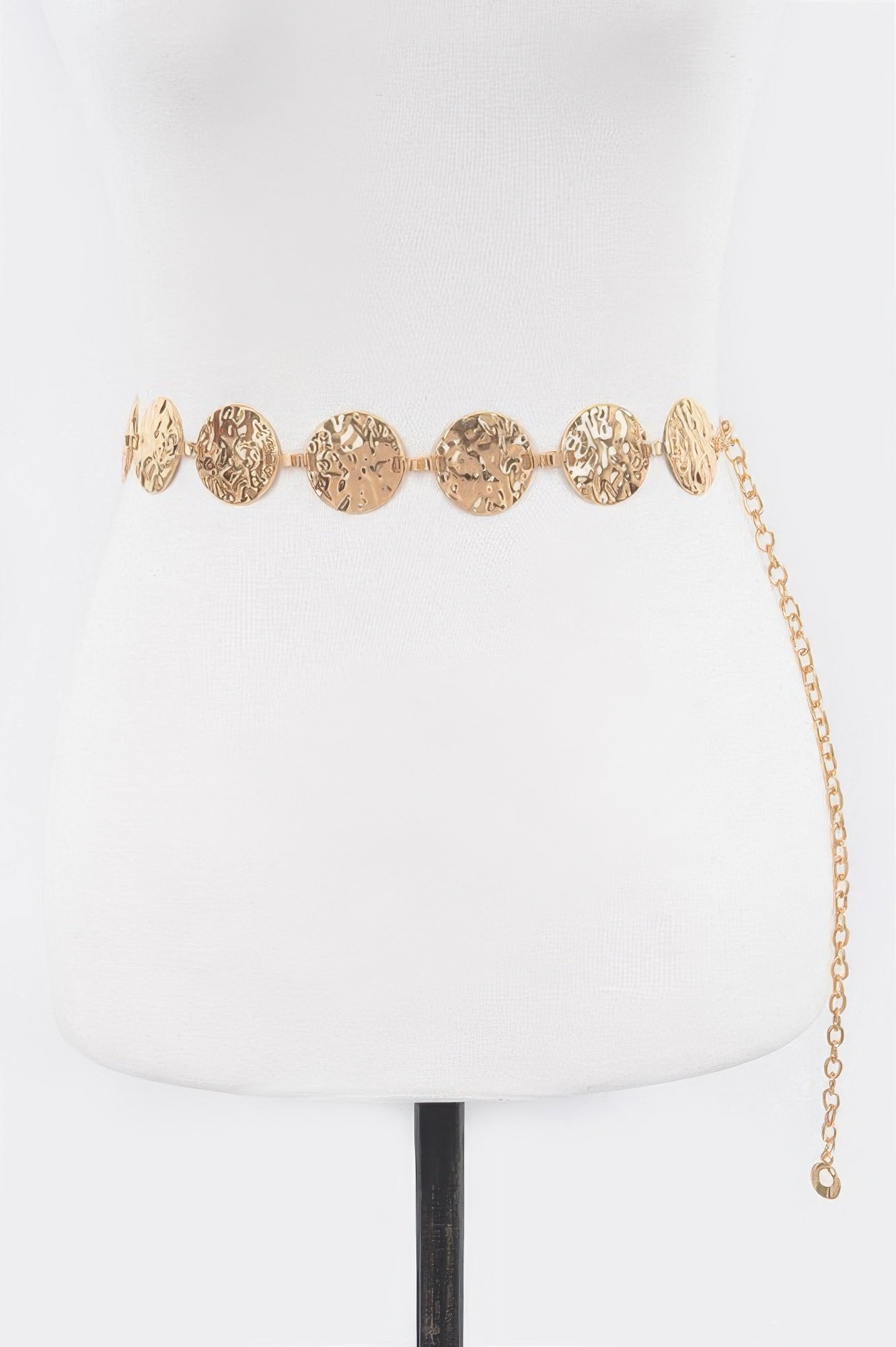 Hammered Metal Chain Belt Hammered Metal Chain Belt