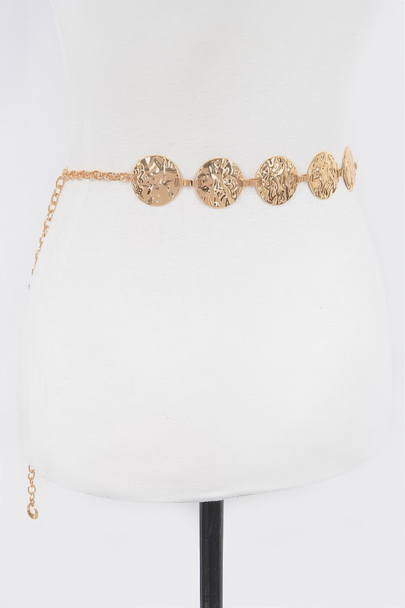 Hammered Metal Chain Belt Hammered Metal Chain Belt - Image 3
