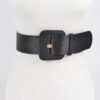 Micro Suede Wide Buckle Belt