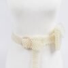 Handmade Faux Pearl Belt Bag