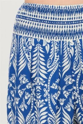Smocked Waist Floral Pants Smocked Waist Floral Pants - Image 4