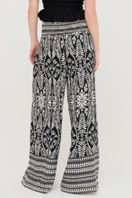 Smocked Waist Floral Pants Smocked Waist Floral Pants - Image 18