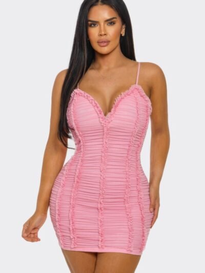 Candy Crush Ruched Mini Dress Candy Crush Ruched Mini Dress