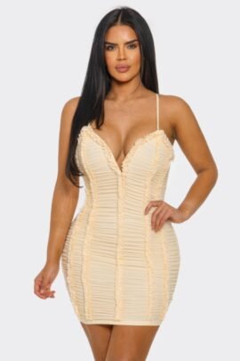 Spaghetti Straps Bodycon Dress | Stylish Women’s Fashion