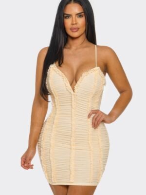 Spaghetti Straps Bodycon Dress | Stylish Women’s Fashion