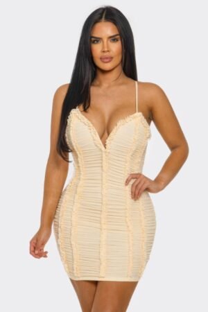 Spaghetti Straps Bodycon Dress | Stylish Women’s Fashion