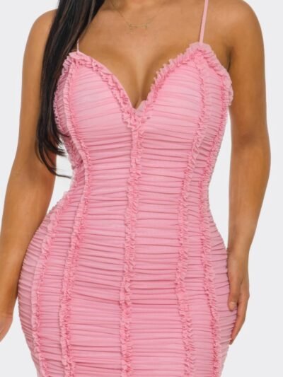 Candy Crush Ruched Mini Dress Candy Crush Ruched Mini Dress
